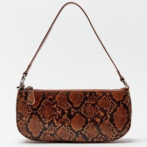 Leopard Baguette Bag
